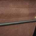Дровница кожаная с подставкой