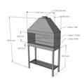 Профессиональный мангал 120х45