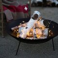 Чугунная чаша на металлической подставке 60 см