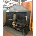 Мангальная зона для беседки с дымоходом и местом под тандыр